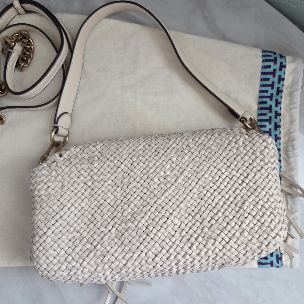 Tory Burch Kira Fringe Small Flap Shoulder Bag - Picture 6 of 14